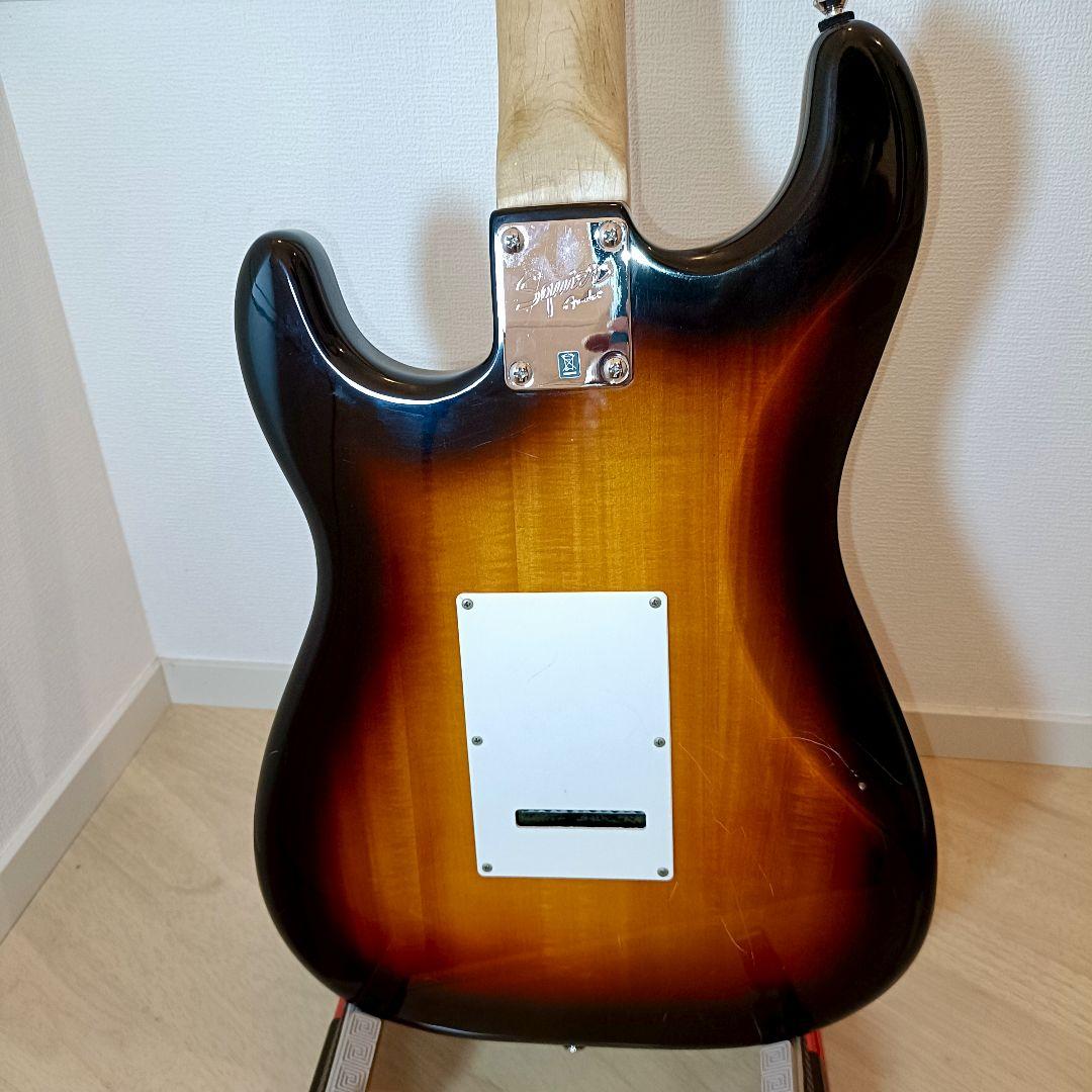 【メンテ済み】Squier ストラトキャスター エレキギター本体 ケース付き