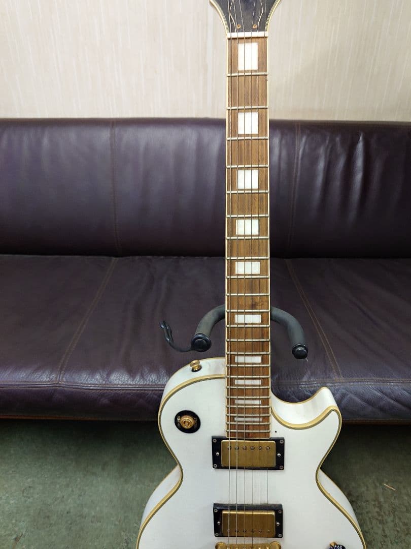 ち*り様 Bbury レスポールスタイル エレキギター ホワイト