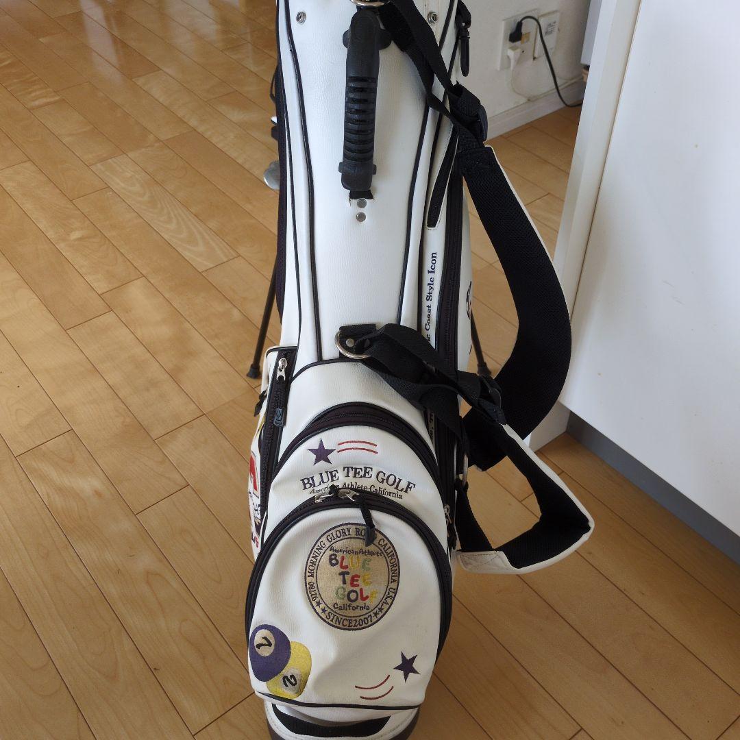 BLUE TEE GOLF キャディバッグ ホワイト