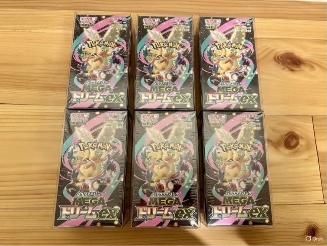 ポケモンカード MEGAドリームEX 6BOX　シュリンク付き