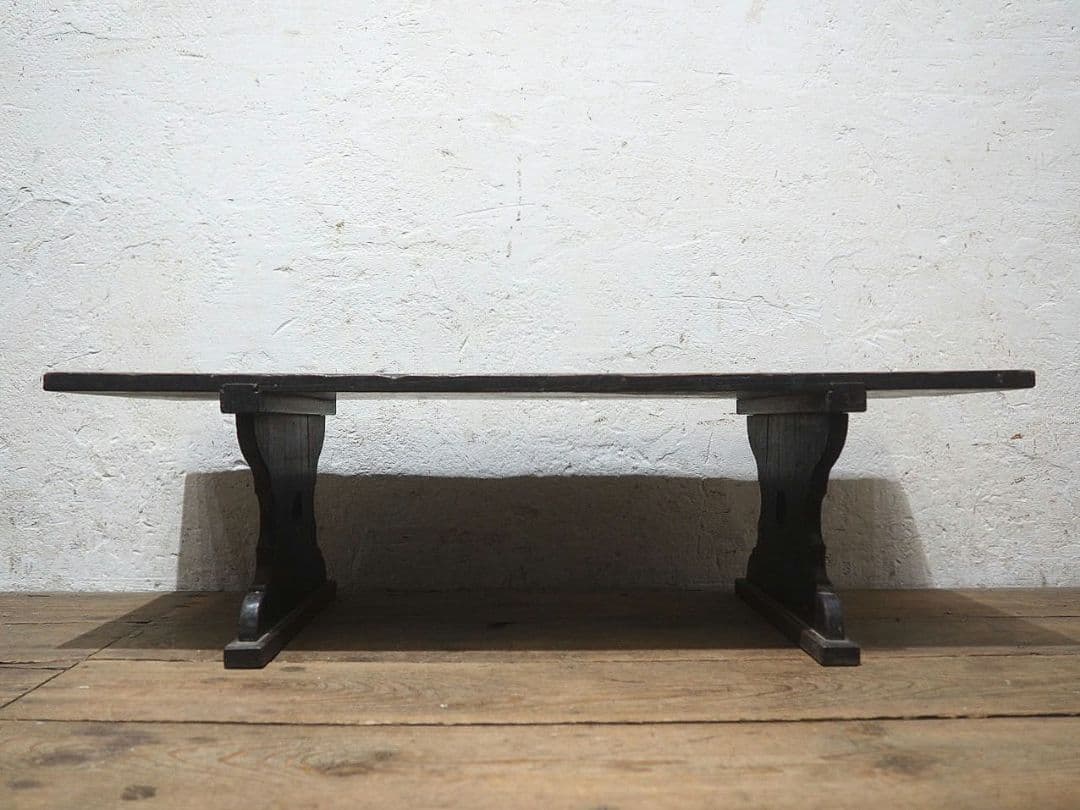 1406 杉のローテーブル　文机　陳列台　古家具　古道具　レトロ　アンティーク