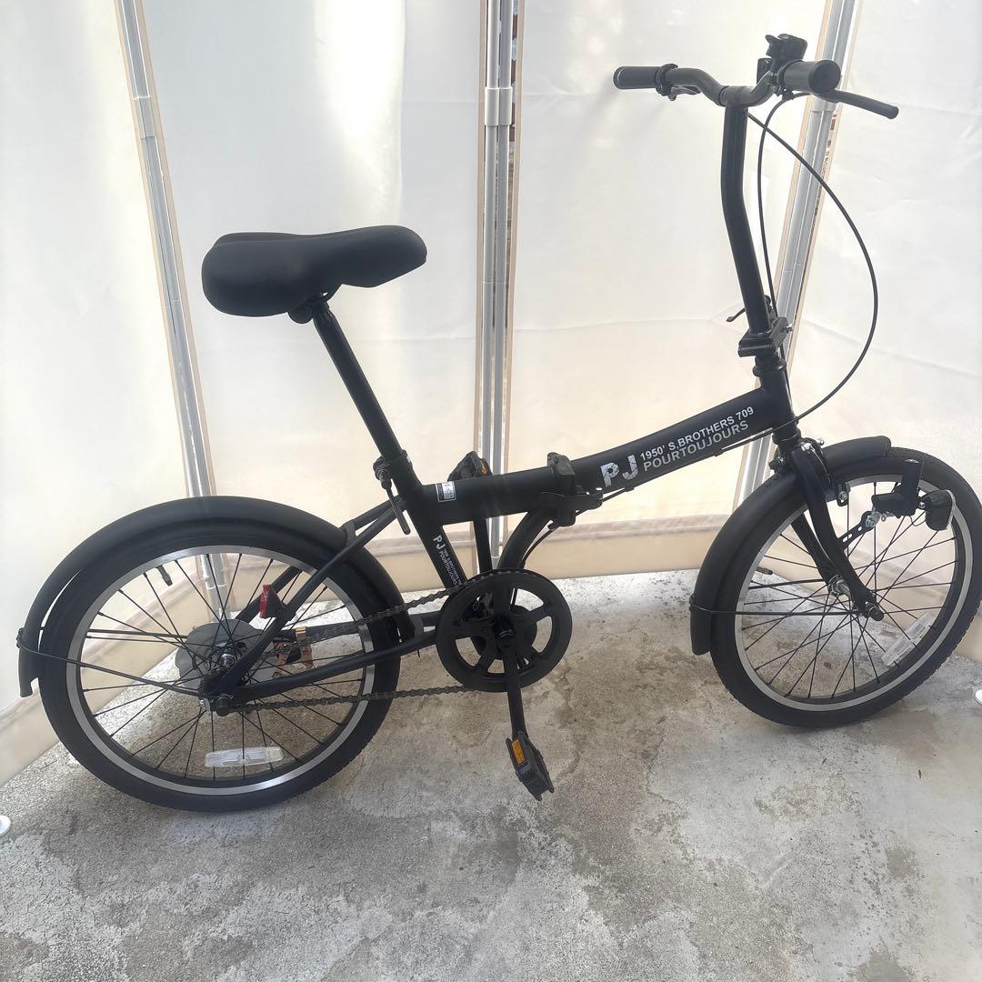 新品未使用 20インチ 折り畳み自転車 ブラック
