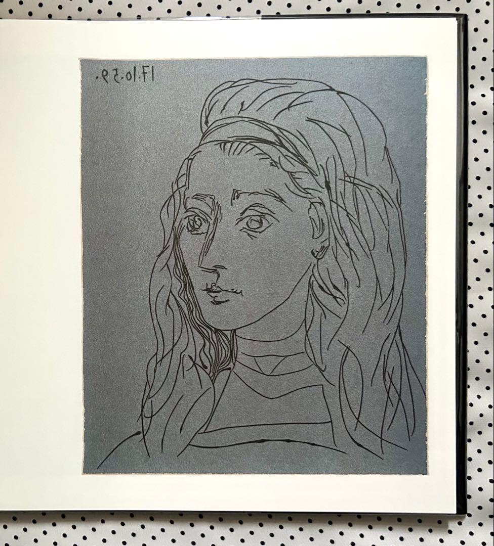 Picassoピカソ リノリウムカット 大きな画集全ページ質感の良い厚紙印刷