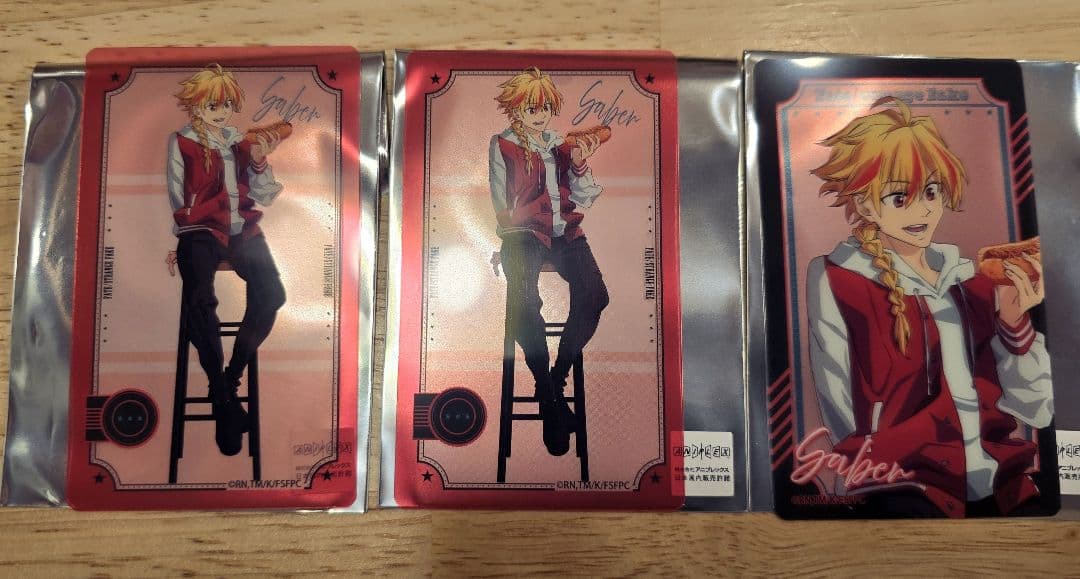 fate/strange fake cafe リチャード1世　缶バッジ　カード