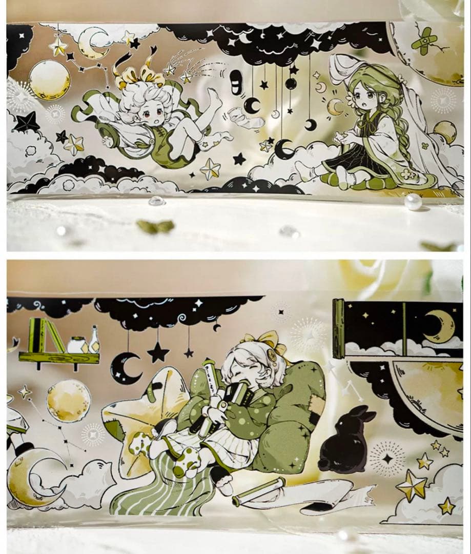 风见幸山《修月人》海外マスキングテープ　マステ 【2246】