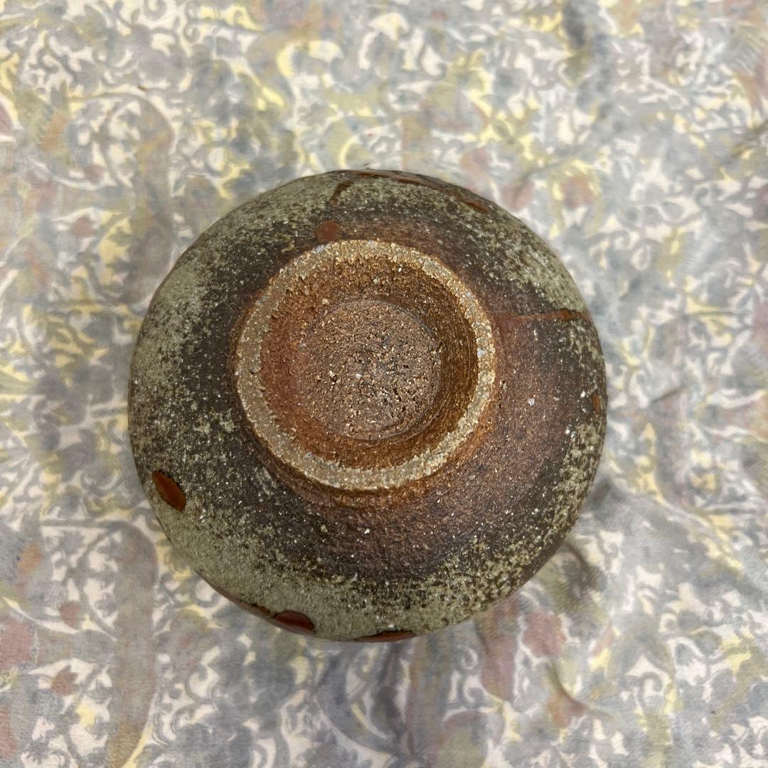 茶碗 茶色とベージュのグラデーション