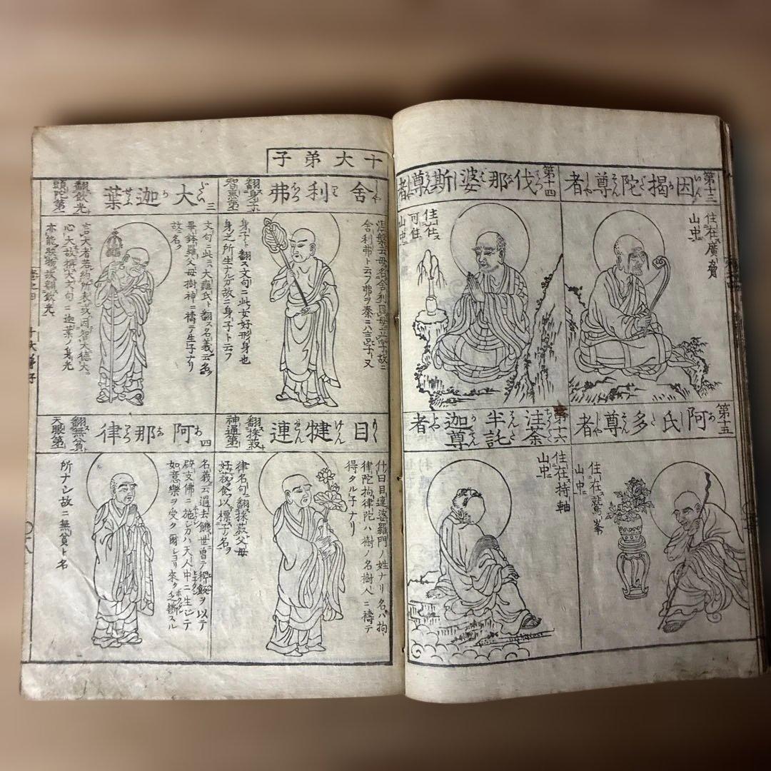 「増補諸宗 仏像図彙 巻之肆」和本 古典籍 仏教美術 明治刷り