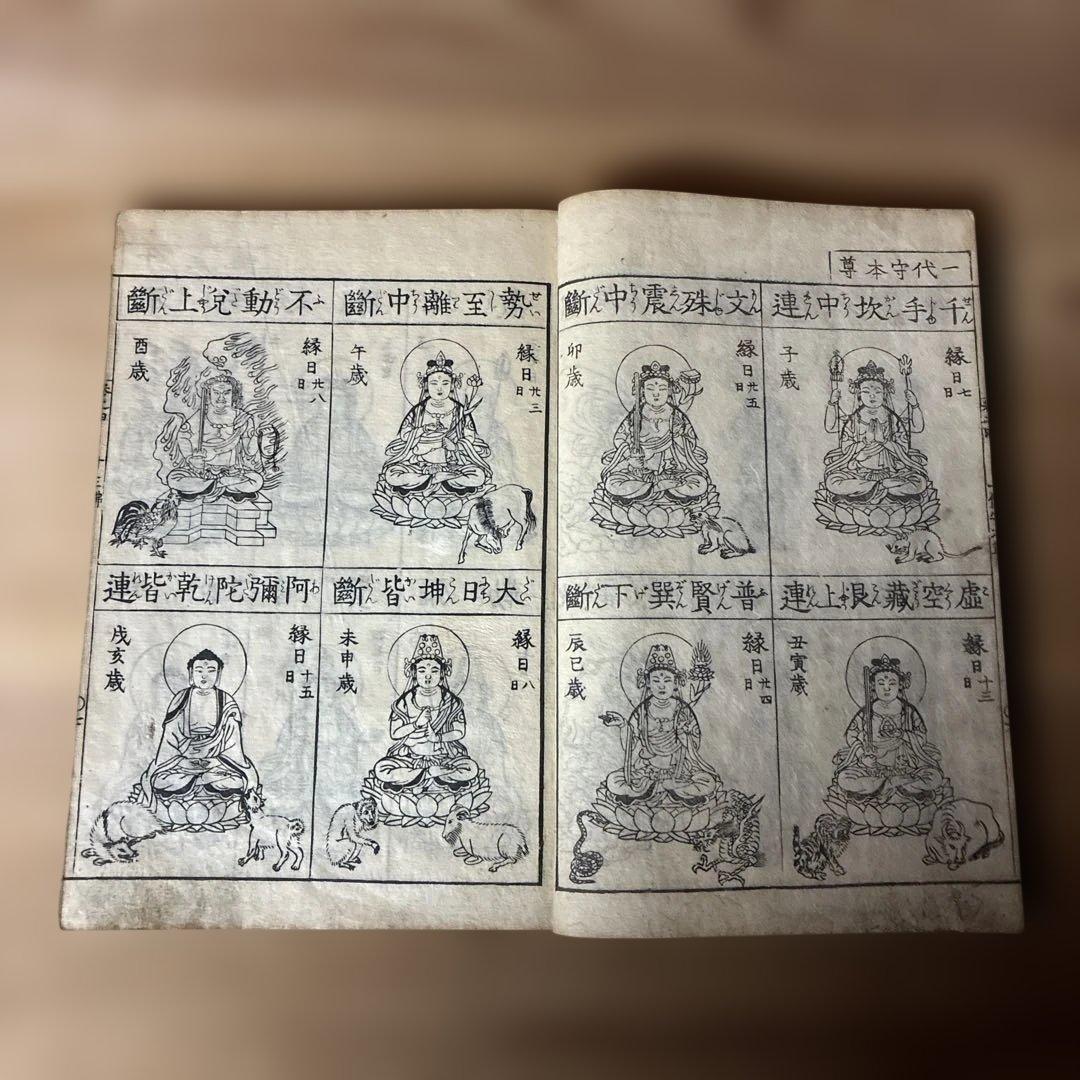 「増補諸宗 仏像図彙 巻之肆」和本 古典籍 仏教美術 明治刷り