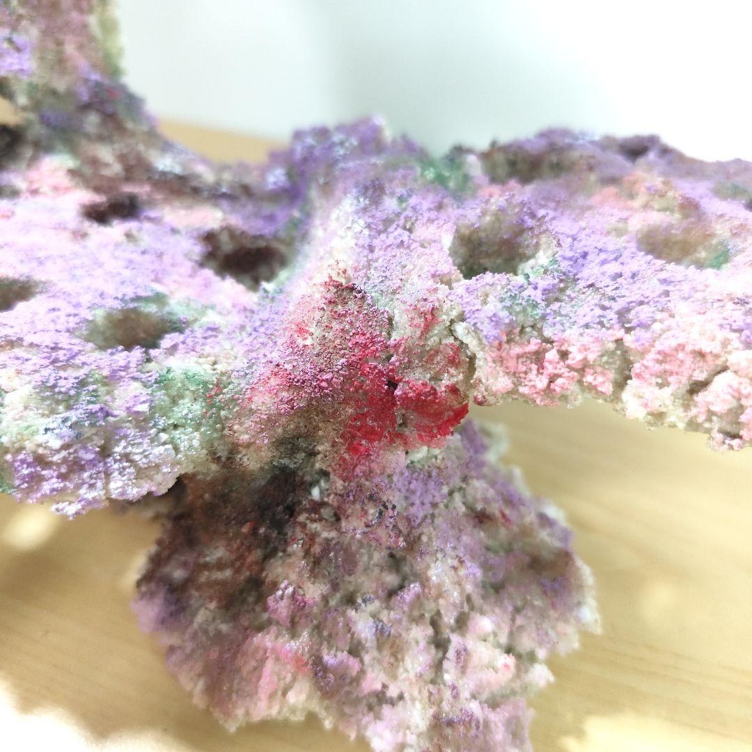 プラグ穴付き アク抜き不要人工ライブロック 海水水槽 レプリカ コーラルフラグ9