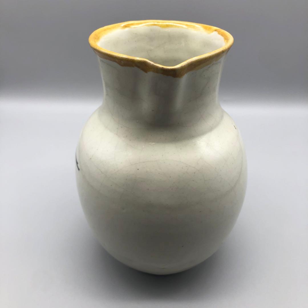 メキシコプエブラタラベラ焼ビンテージ陶器伝統工芸バード鳥デキャンタ水差し