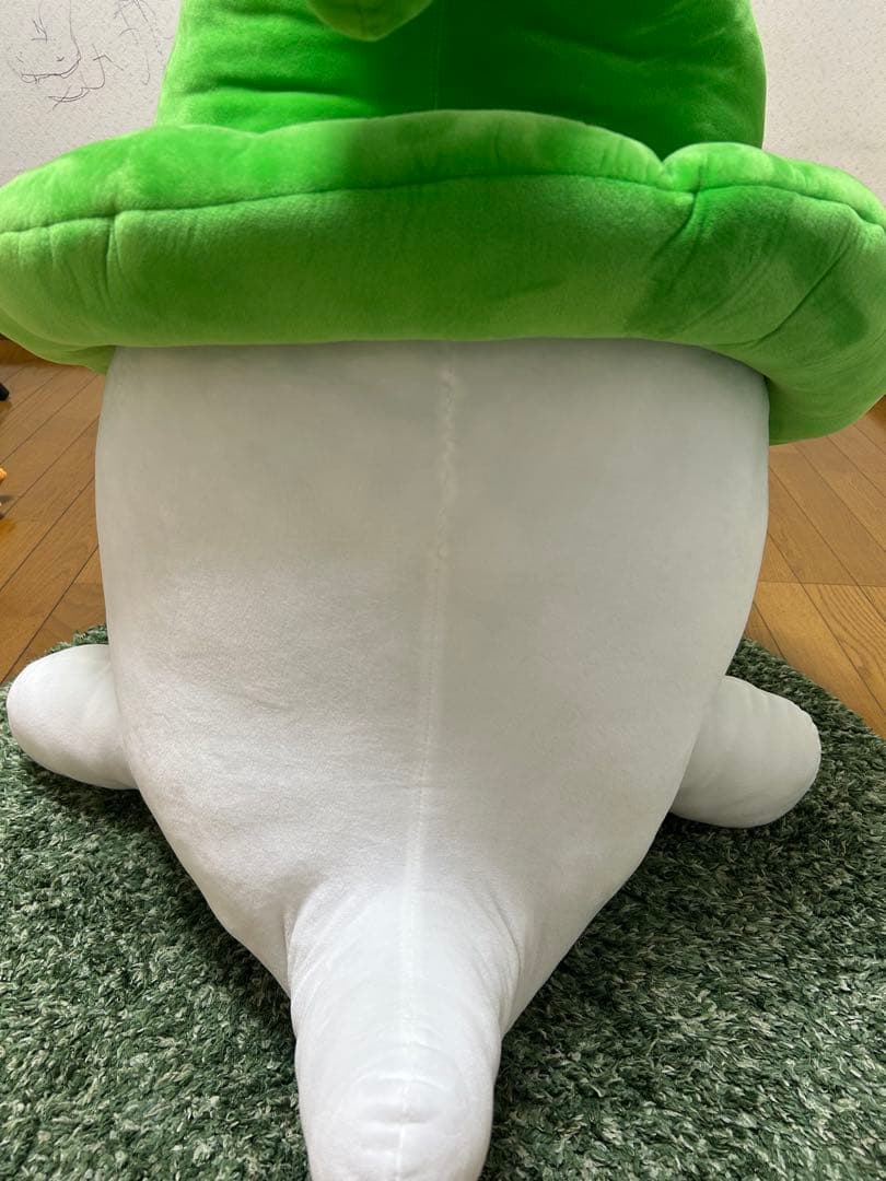 緑色　みどりくん　VILLAGE/VANGUARD 巨大ぬいぐるみ らっだぁ運営