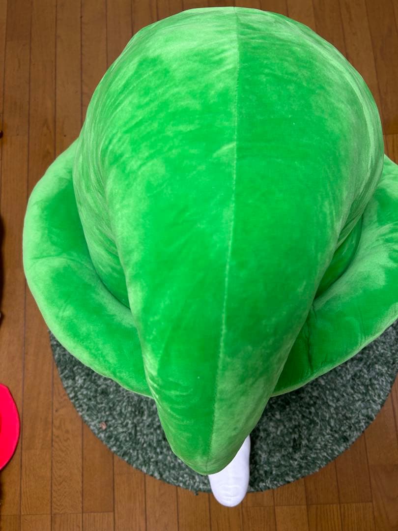 緑色　みどりくん　VILLAGE/VANGUARD 巨大ぬいぐるみ らっだぁ運営