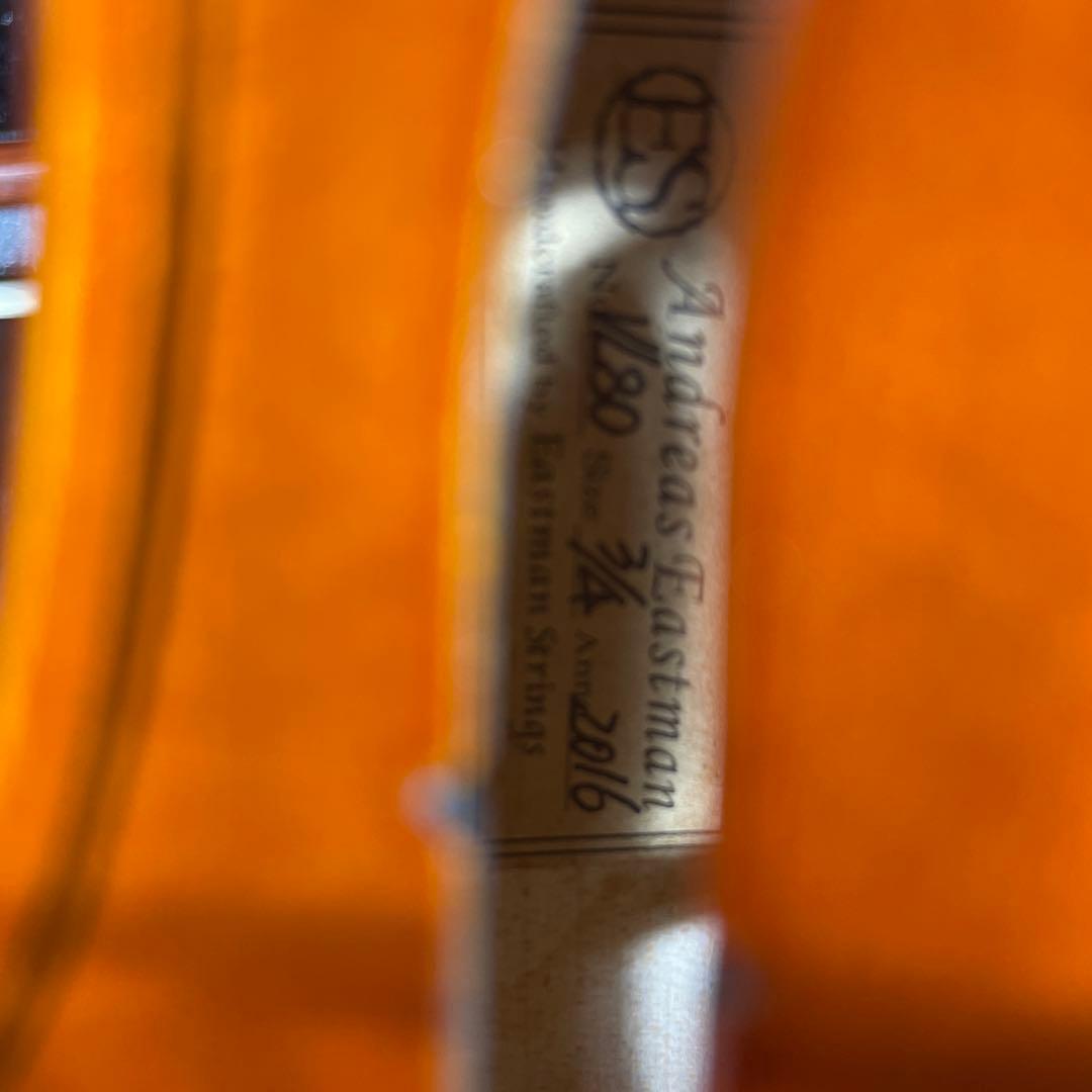 Andreas Eastman VL80 3/4 Anno2016 バイオリン