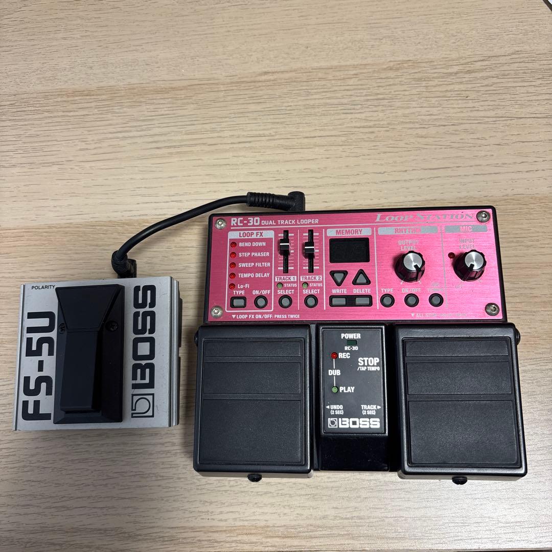 BOSS RC-30 ループステーション　FS-5U付き