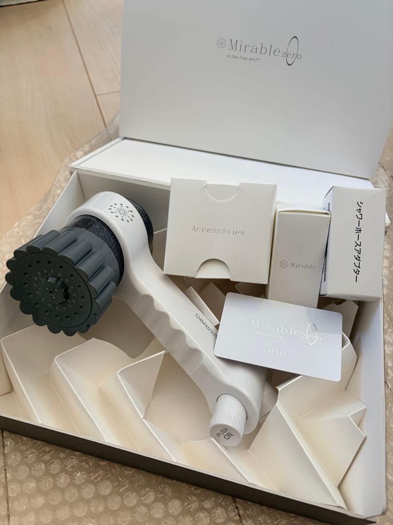 新品未使用！シャワーヘッド　ミラブル ゼロ　Mirable zero