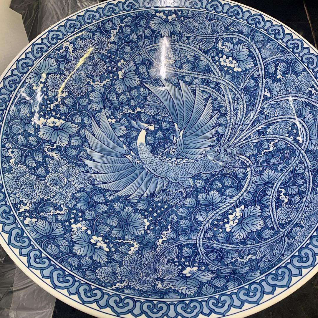 鳳凰　60センチ大皿