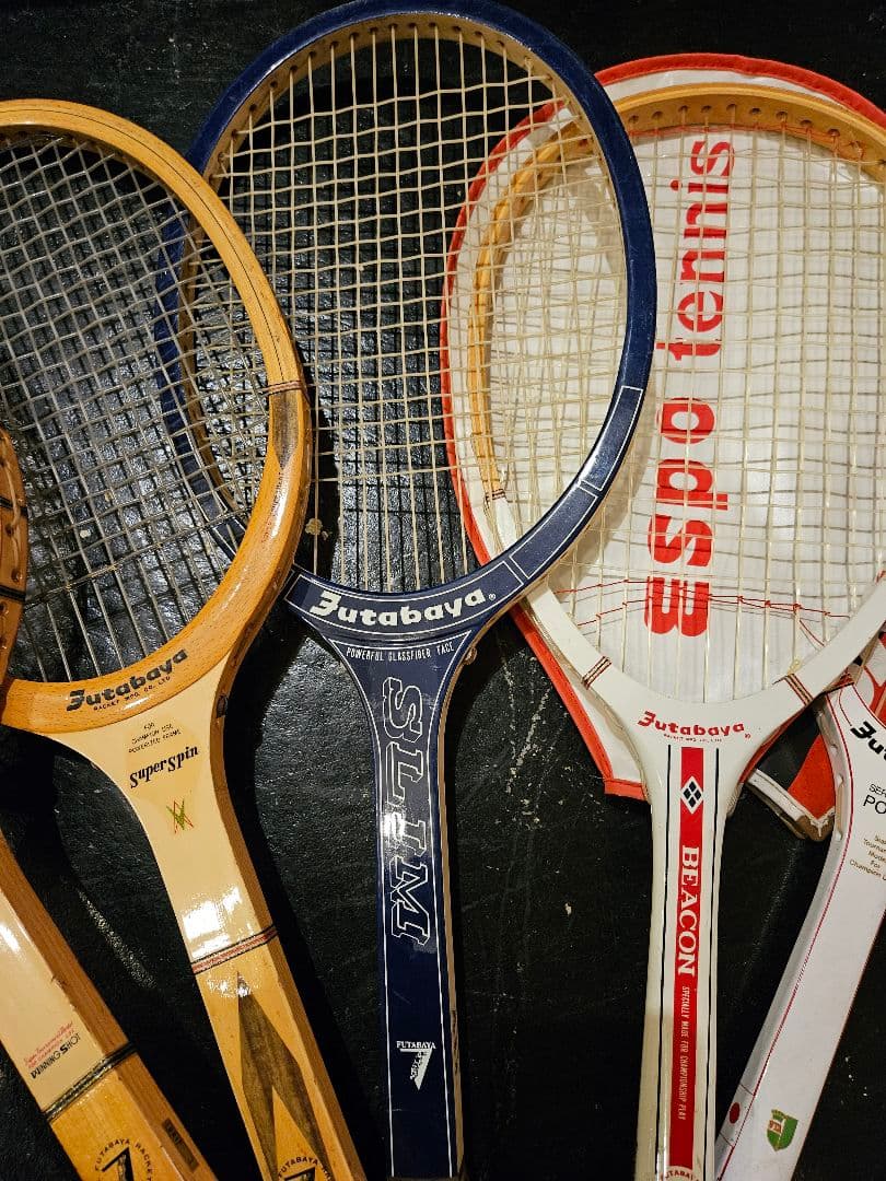フタバヤ　futabaya　ラケット　テニス　木製　昭和レトロ　ヴィンテージ