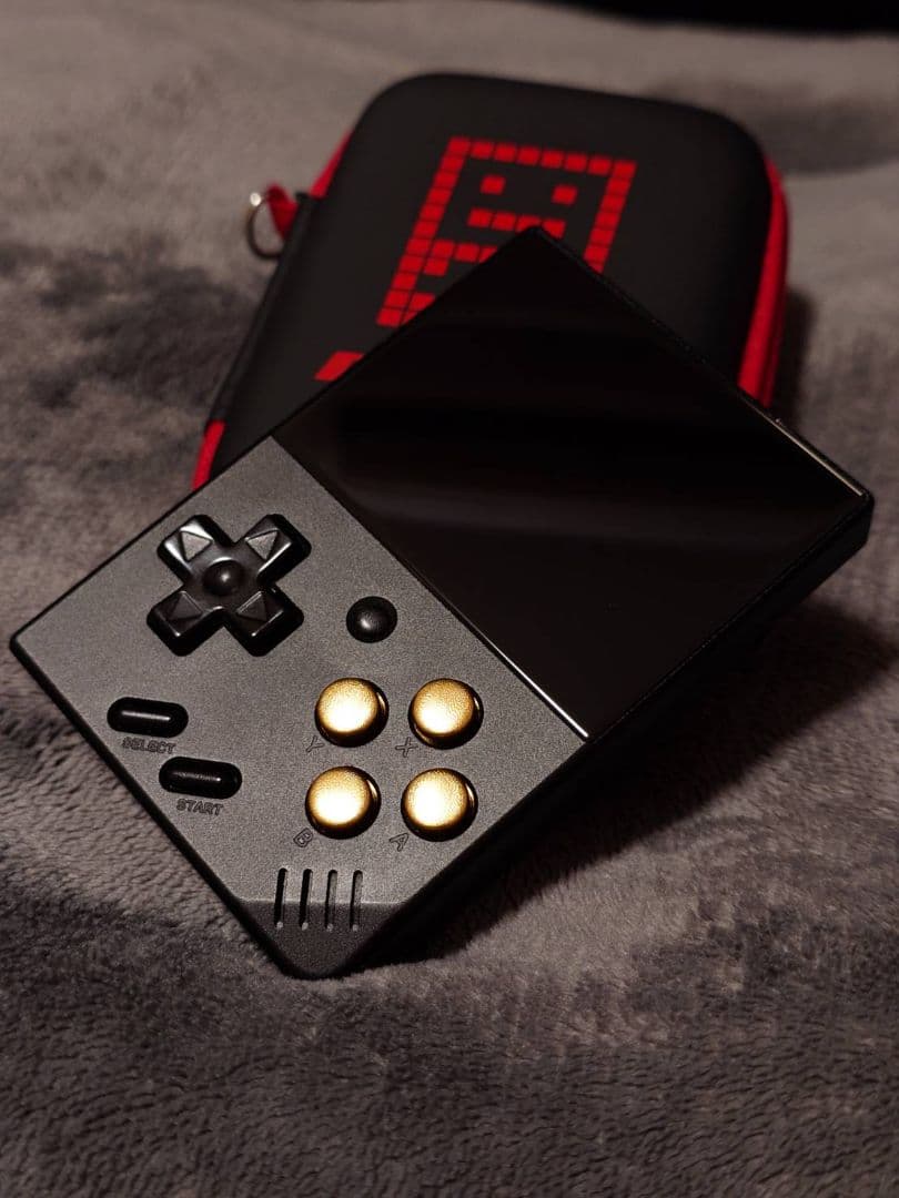 Miyoo Mini v4 全体メタル（ブラック・ゴールド）