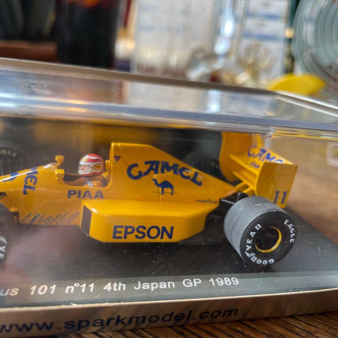 絶版 1/43 スパーク　ロータス　ジャッド　 日本GP4位　1989 N.ピケ