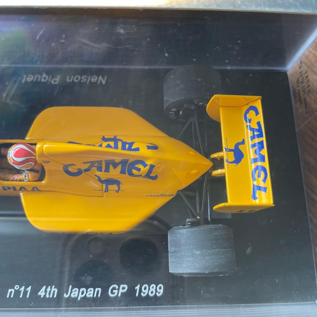 絶版 1/43 スパーク　ロータス　ジャッド　 日本GP4位　1989 N.ピケ