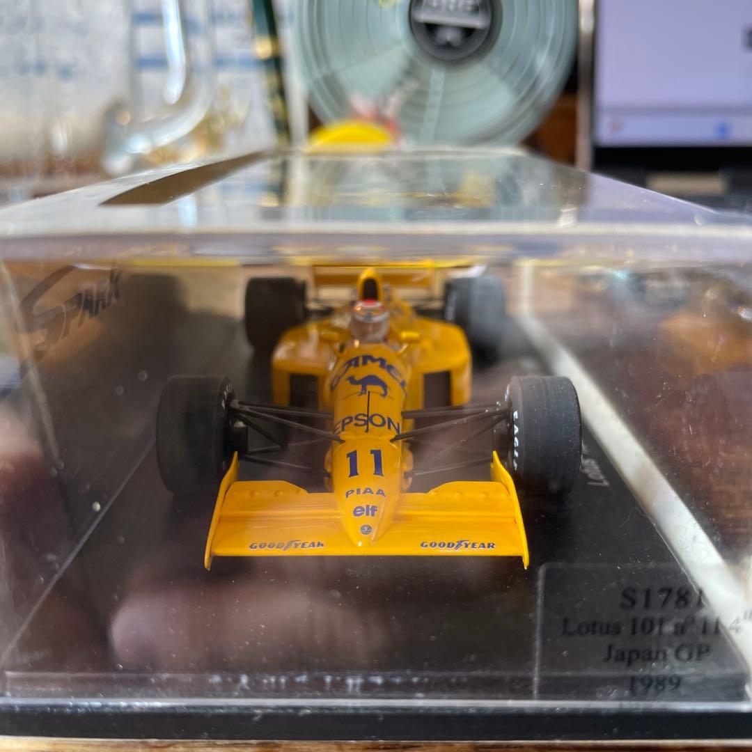 絶版 1/43 スパーク　ロータス　ジャッド　 日本GP4位　1989 N.ピケ