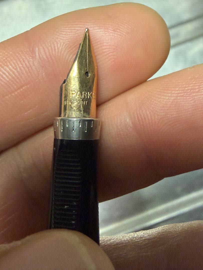 PARKER 万年筆#75 プラスヴァンドーム シルバー フラム 14K/XF