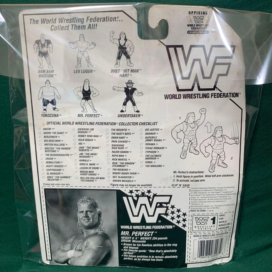 WWF ハズブロ フィギュア レッドカード プロレス ミスターパーフェクト