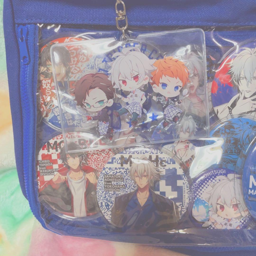 ヒプノシスマイク ヒプマイ 碧棺左馬刻 痛バッグ 痛バ 缶バッジ キーホルダー