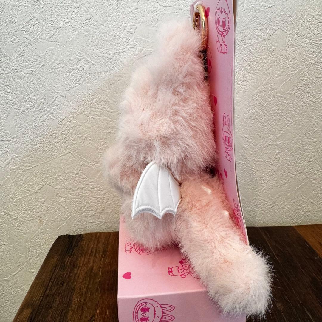 【海外限定】ZIMOMO LABUBUぬいぐるみキーホルダーピンクデビル
