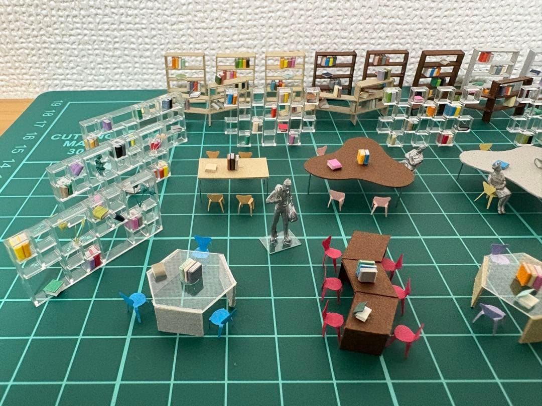 建築模型添景 1/100スタディスペースセット