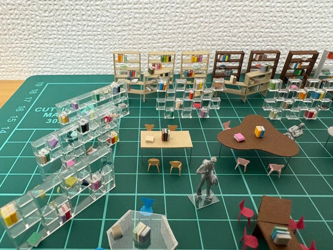 建築模型添景 1/100スタディスペースセット