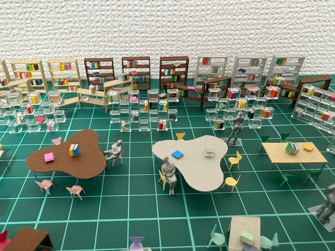 建築模型添景 1/100スタディスペースセット