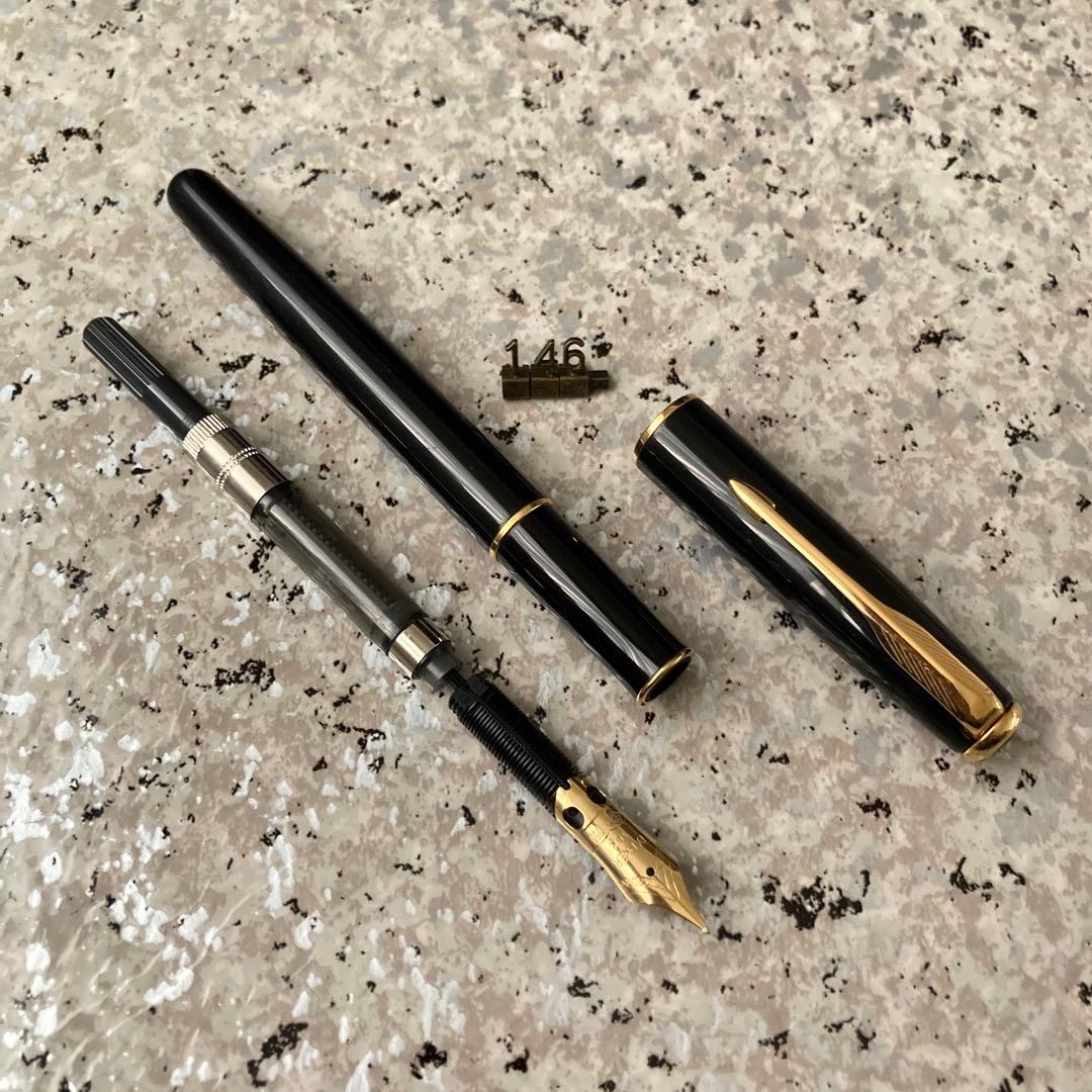 #146 オーバーホール済み 万年筆 パーカー SONNET ソネット 18k