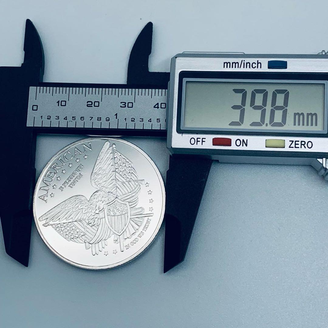 アメリカ コレクション メダル 自由の女神2枚セット　シルバー　コールド