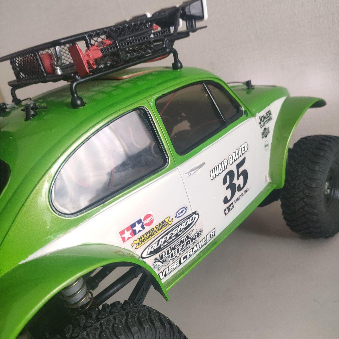 タミヤ1/10RC CC-02シャーシフルセット、 ビートルボディLED付き