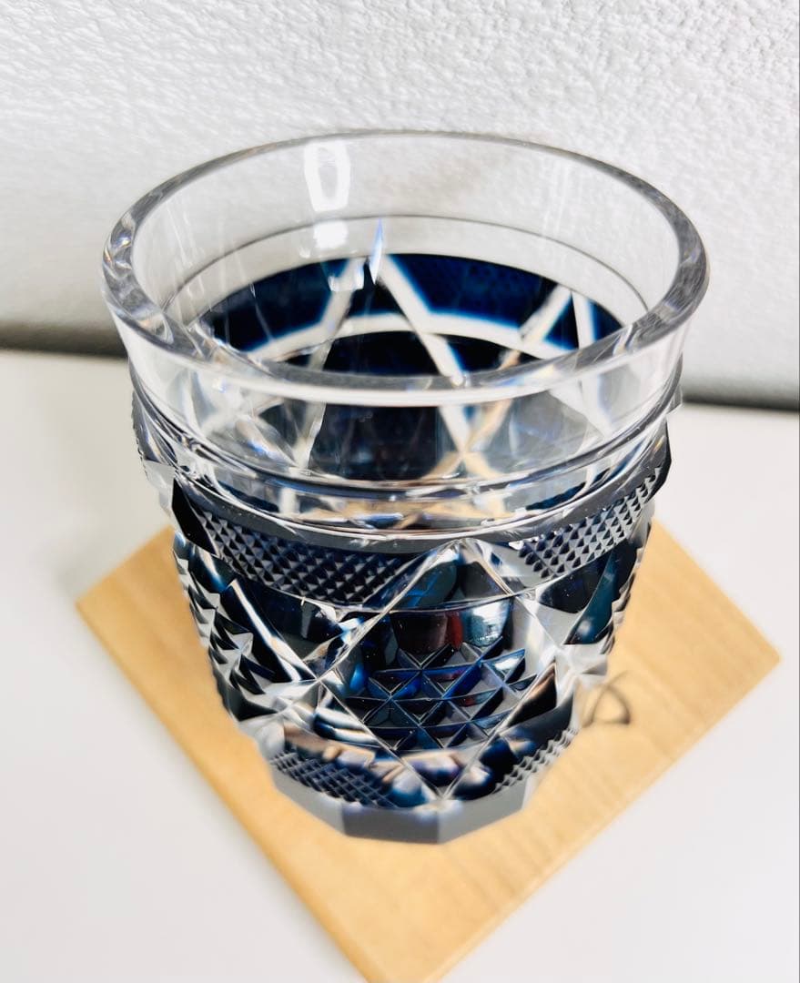 [未使用] 島津薩摩切子　色被せガラス　オールドファッションズタンブラー