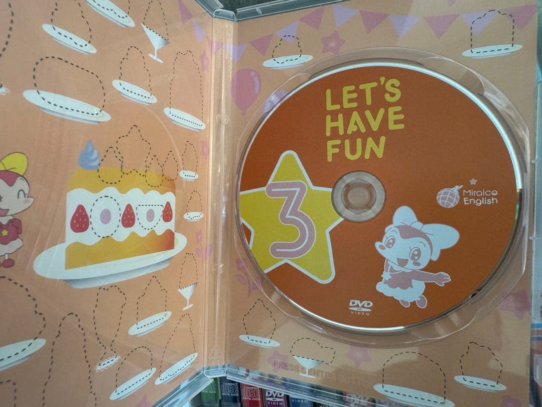 ミライコ　イングリッシュMiraico English DVD15枚・CD3枚