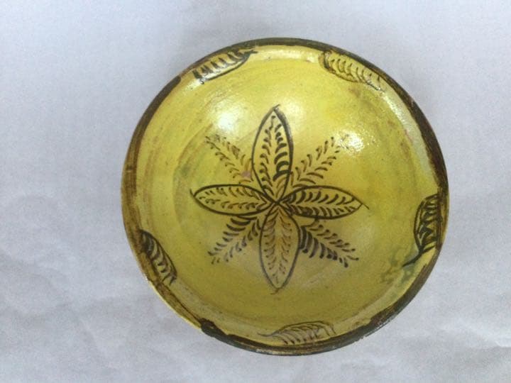 フランス　陶器　絵皿