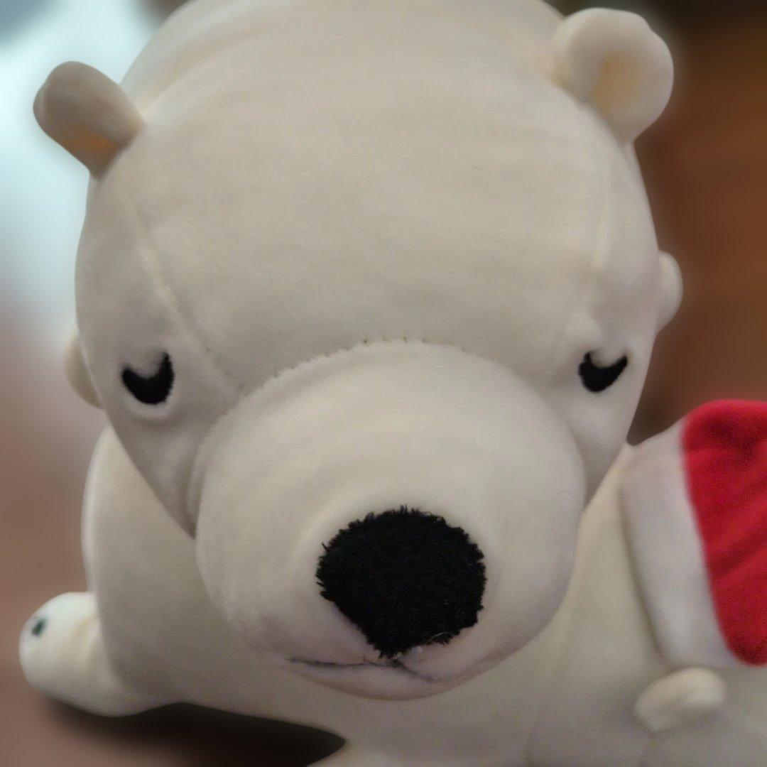 親子 しろくまぬいぐるみ 抱き枕 りぶはあと プレミアムねむねむアニマルズ
