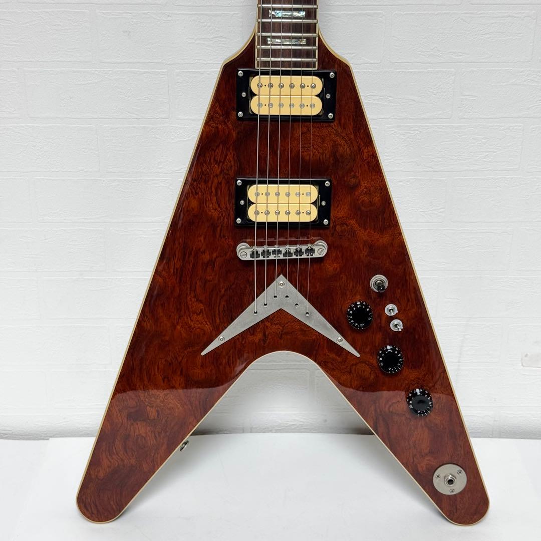 【美品】DEAN V Exotic Bubinga エレキギター フライングV