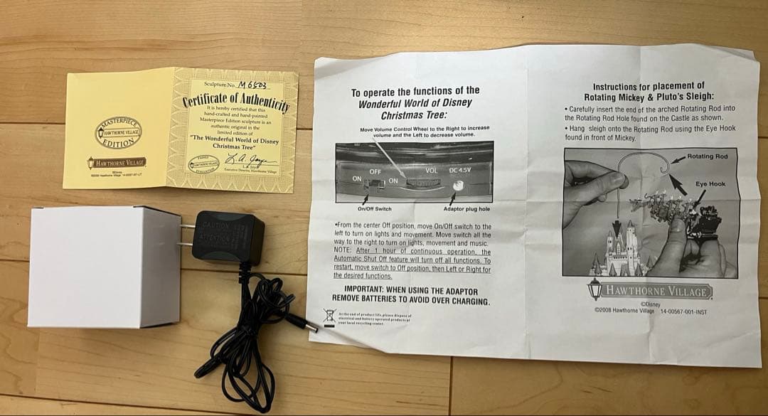 【動作確認済み】ワンダフル ワールドオブディズニー クリスマスツリーオルゴール