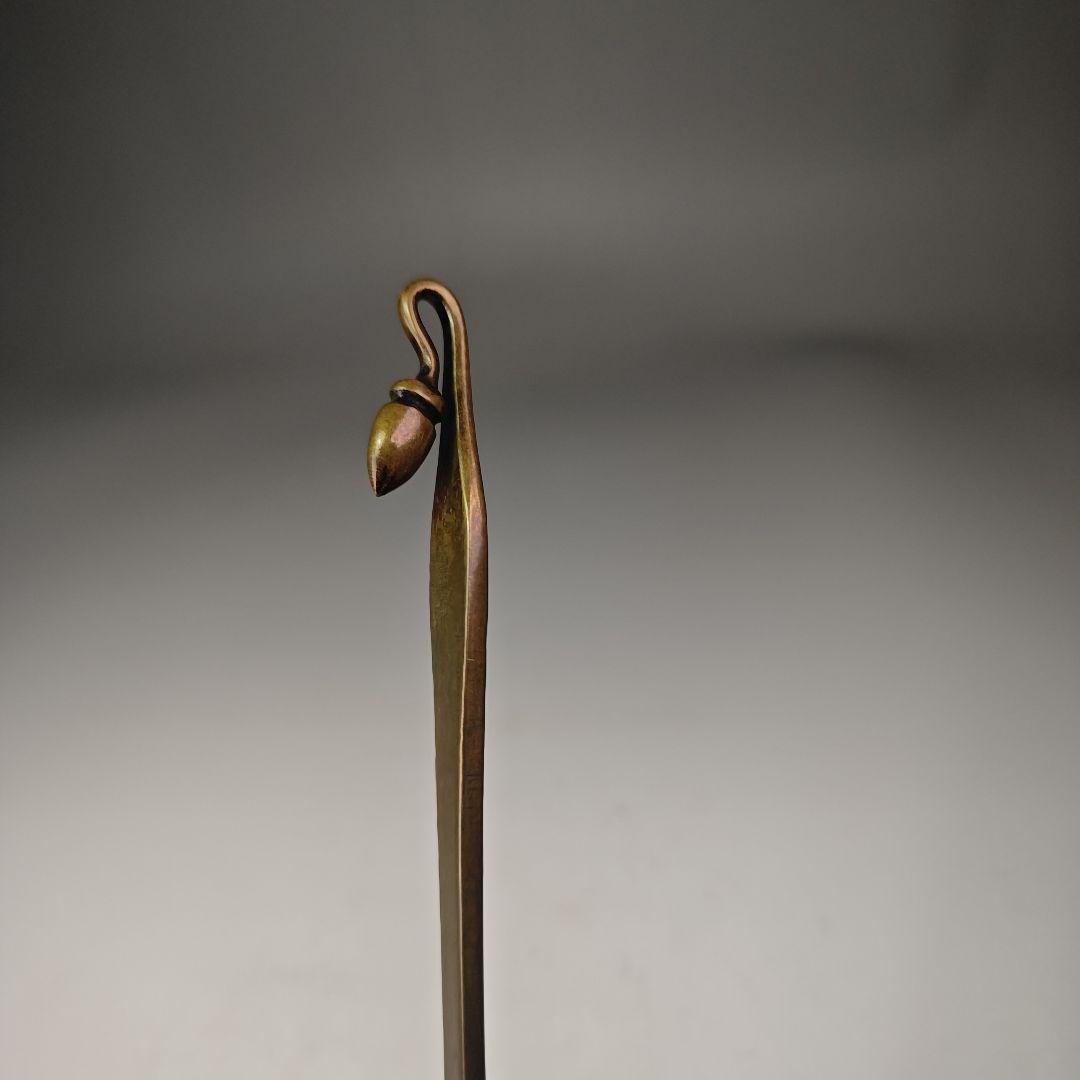 ウ314 汁器『中村秀峰作』『唐銅　汁器　共箱』茶道具