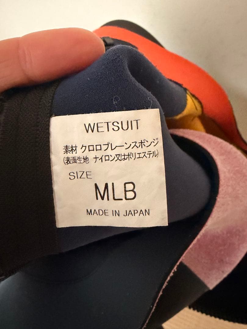 3ｍｍセミドライ/バックジップ【カール起毛素材】