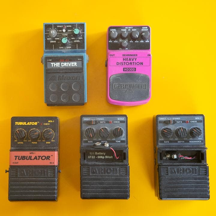 ギターエフェクター 5Pまとめ