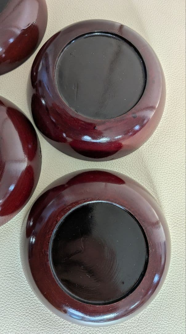 大正時代　魚　蒔絵　小皿　5枚　木製漆器