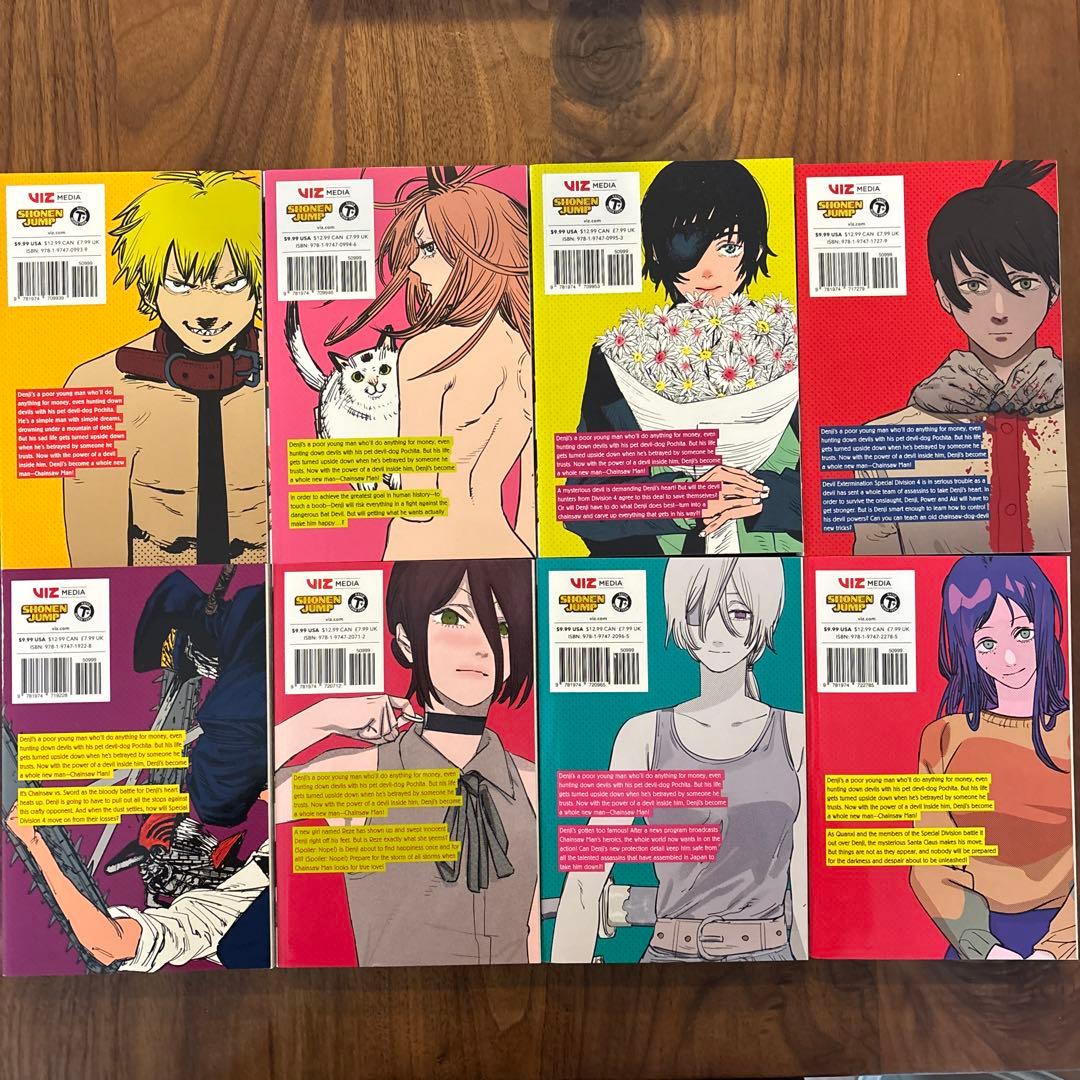 CHAINSAW MAN 8巻セット 藤本タツキ　英語版