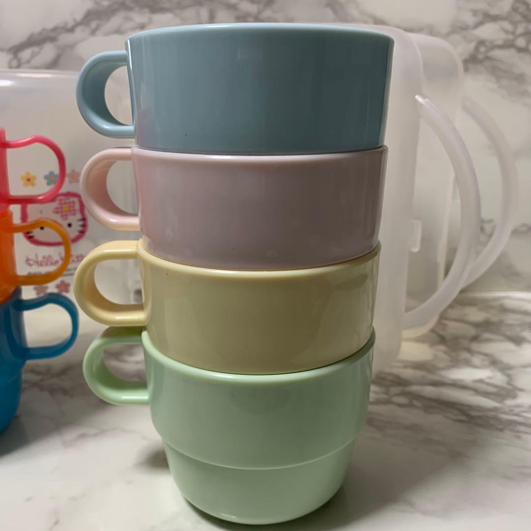 カオハナ　ハローキティ　スタックコップ7Pセット(ケース付) アウトドア