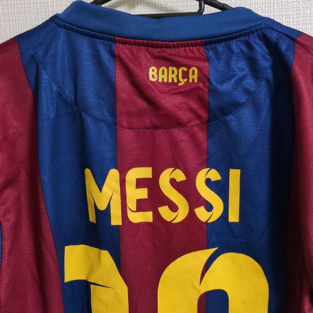 バルセロナ　メッシ　ユニフォーム　バルサ　半袖　サッカーシャツ