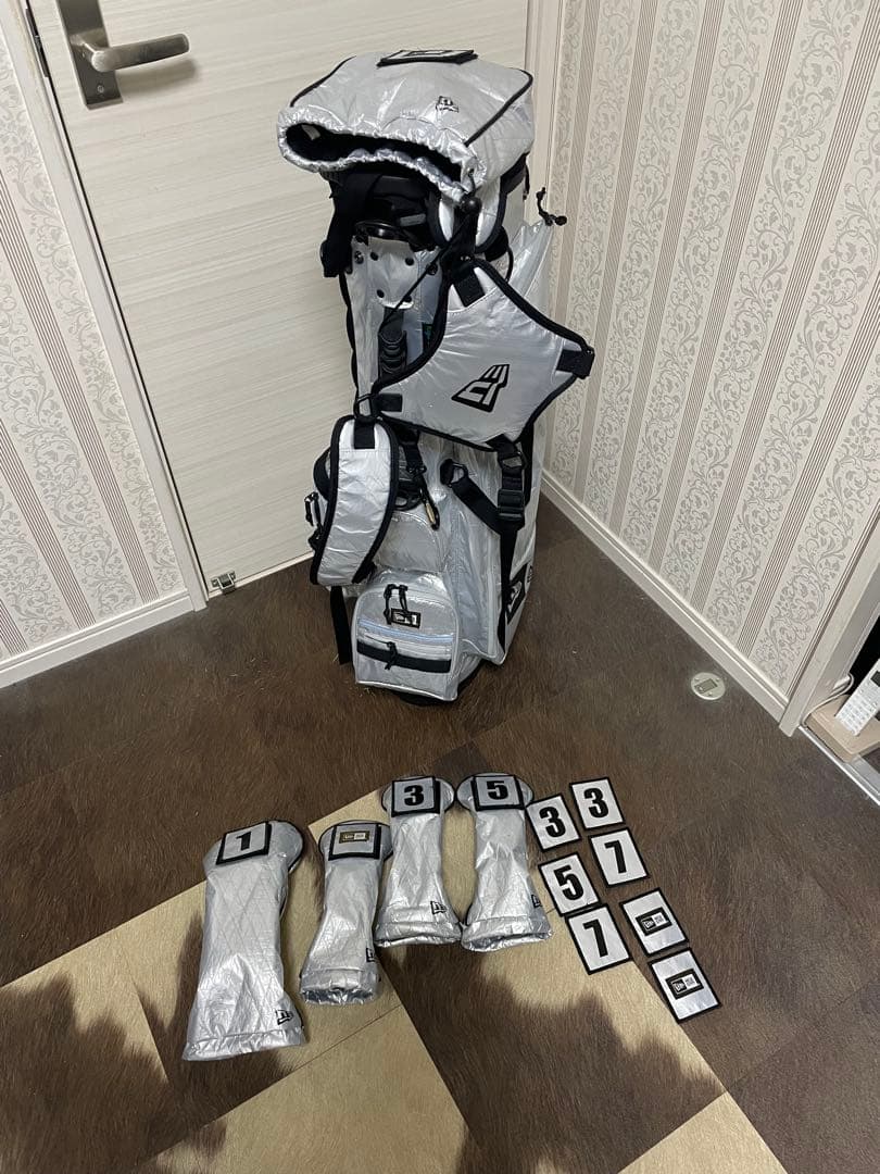 激レア　ニューエラ キャディバック ヘッドカバーフルコンボ