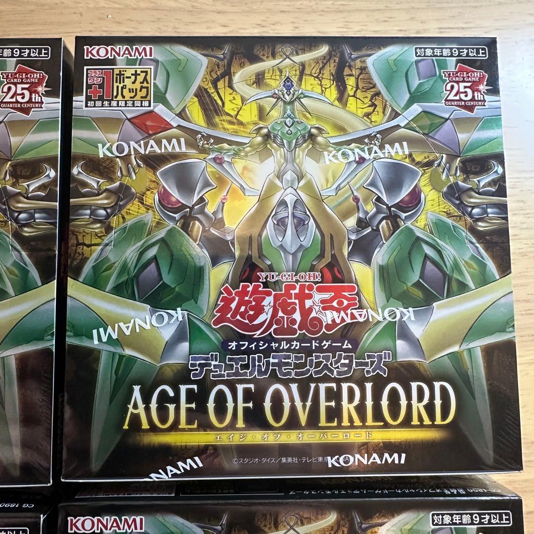 AGE OF OVERLORD 未開封　シュリンク付き　4BOX